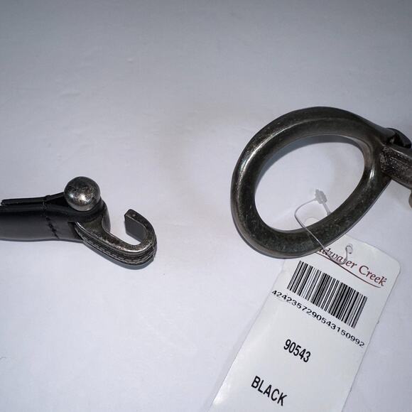 Coldwater Creek Plus Size Belt Women’s 1X/2X/3X Black Leather Adjustable NWT! - Picture 4 of 9